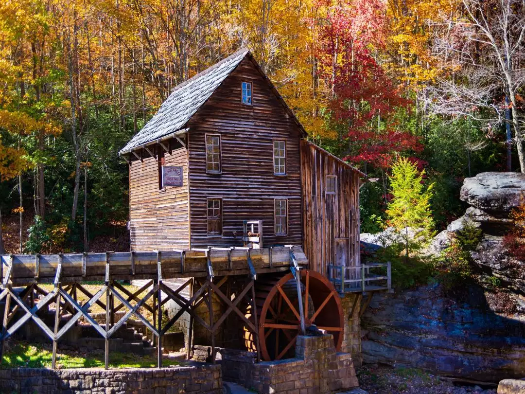 Grist Mill Babcock West Virginia image by David Frampton from Pixabay